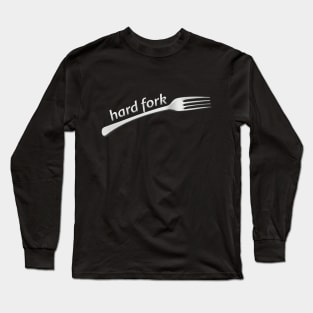 Hard Fork - Funny Crypto Long Sleeve T-Shirt